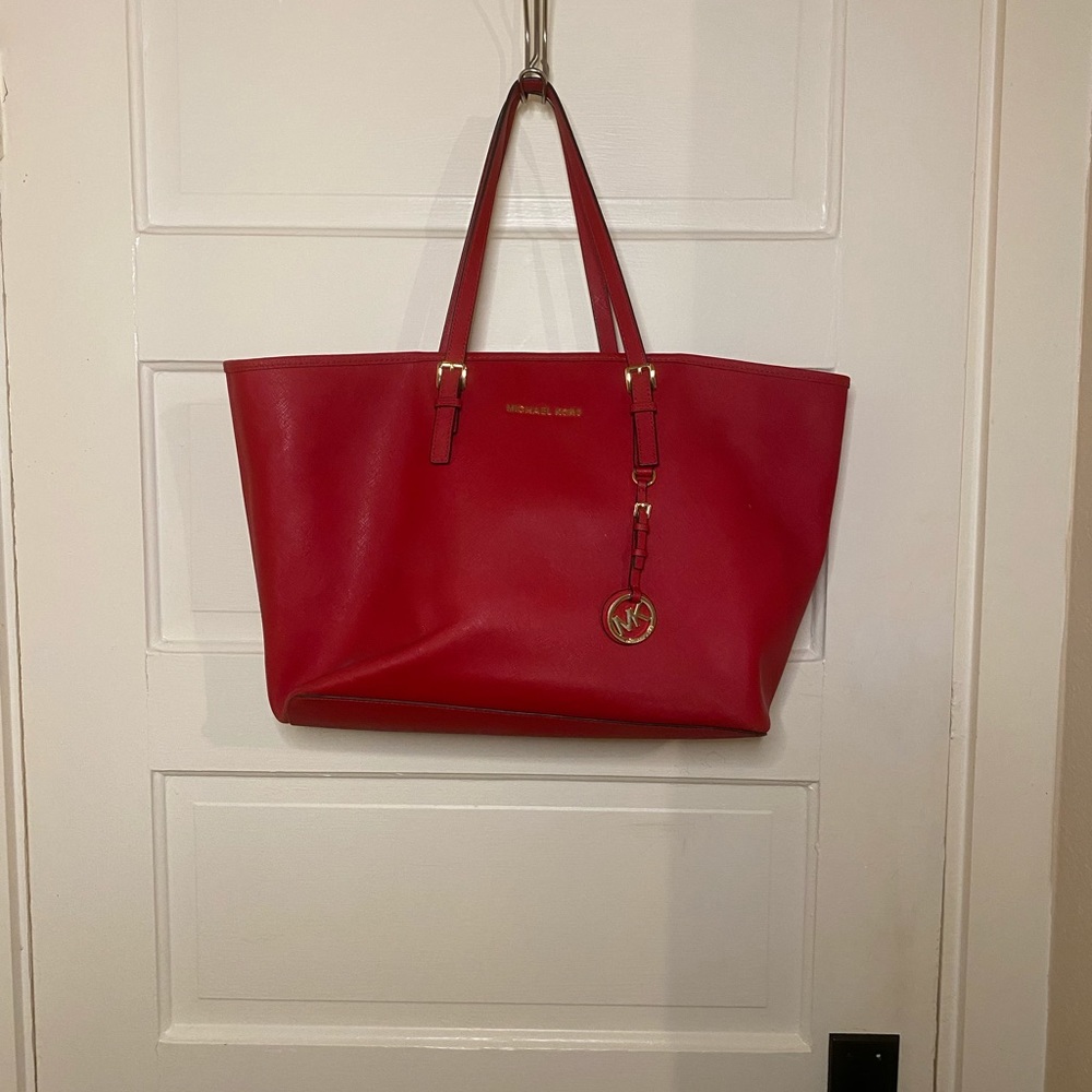 Michael Kors Tote - red, medium